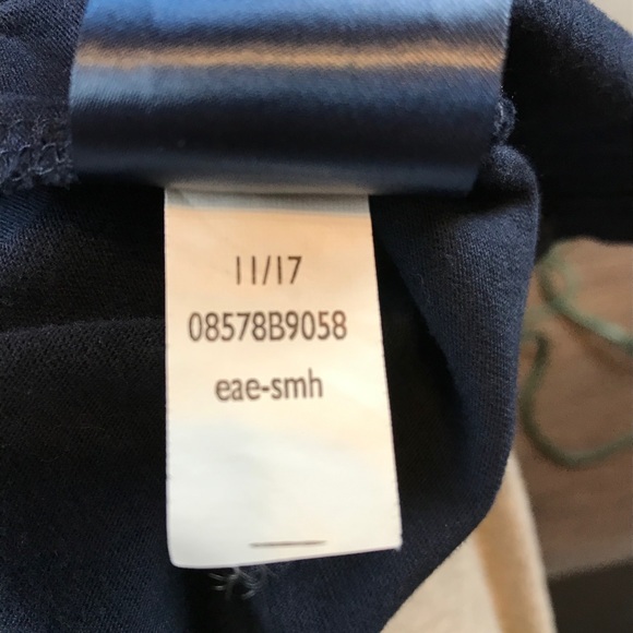 Tommy Hilfiger Men’s Classic Signature Flag Logo Navy Blue T-Shirt Size Large - Picture 7 of 9